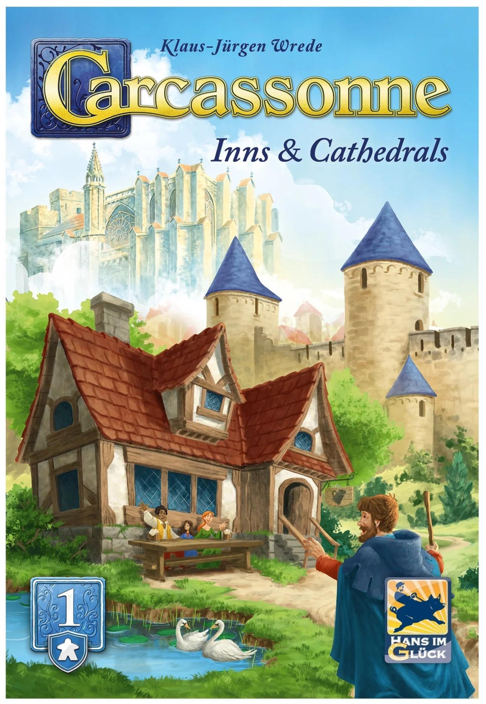 Carcassonne : Expansion 1 - Inns and Cathedrals (2025 Redesign)