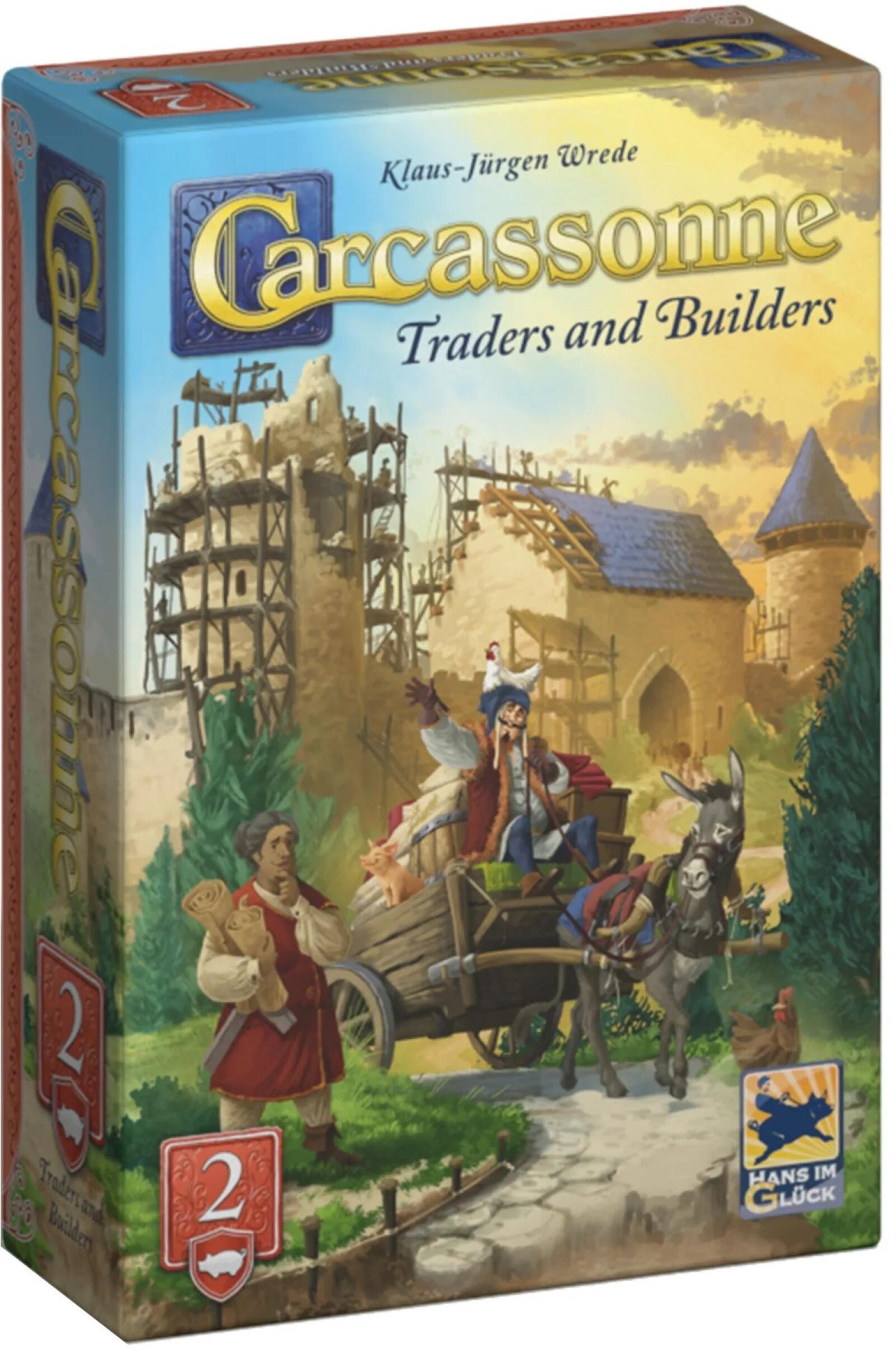 Carcassonne : Expansion 2 - Traders and Builders (2025 Redesign)
