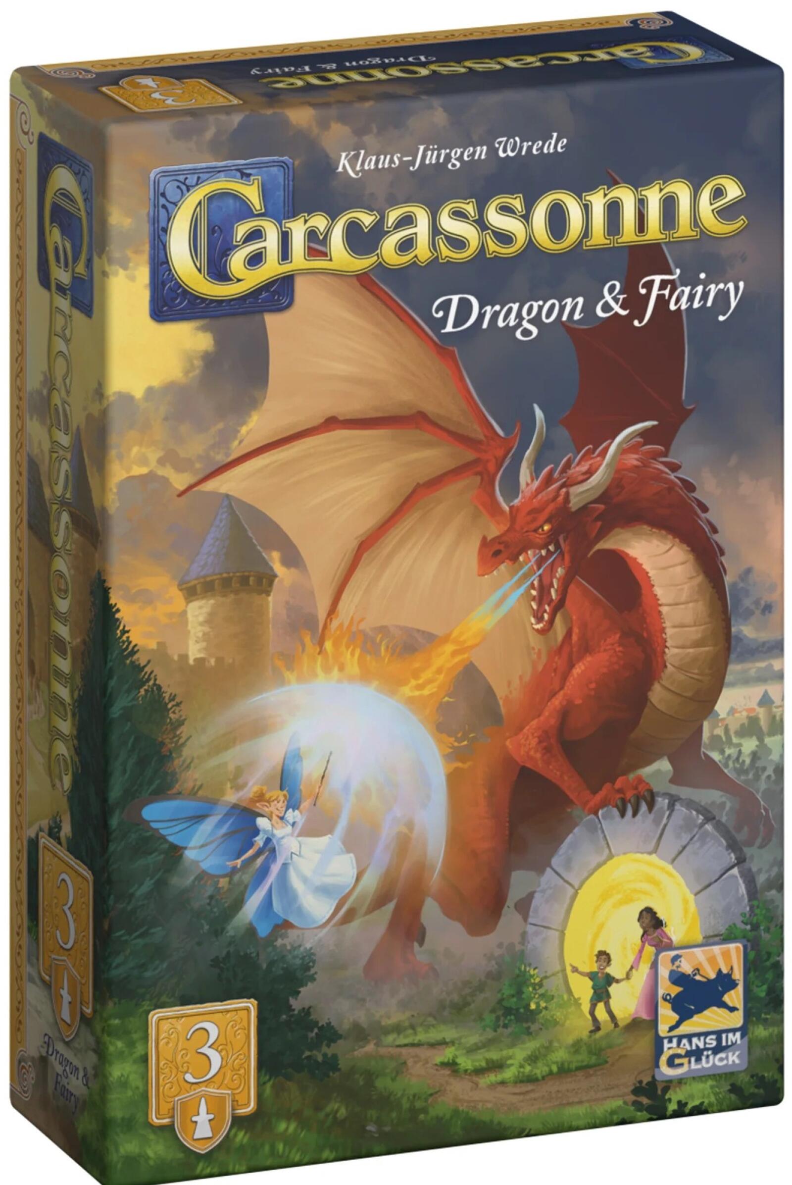 Carcassonne : Expansion 3 - Dragon and Fairy (2025 Redesign)