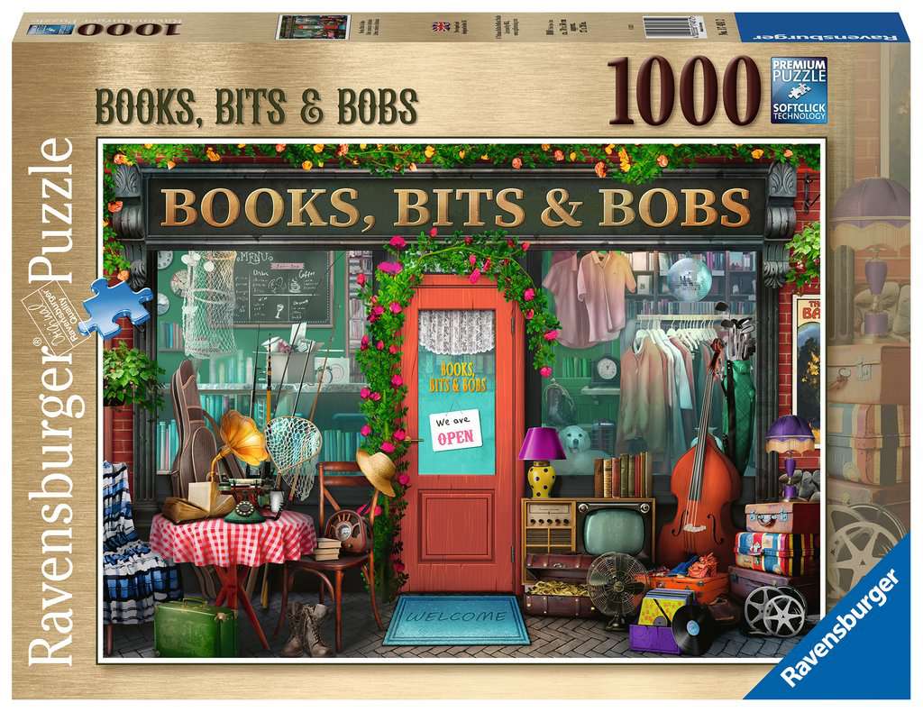 Ravensburger Jigsaw Puzzle : Books, Bit's & Bobs 1000pc