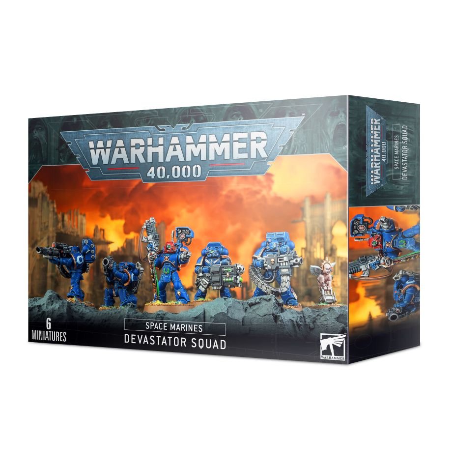 Warhammer 40,000 : Space Marines - Devastator Squad