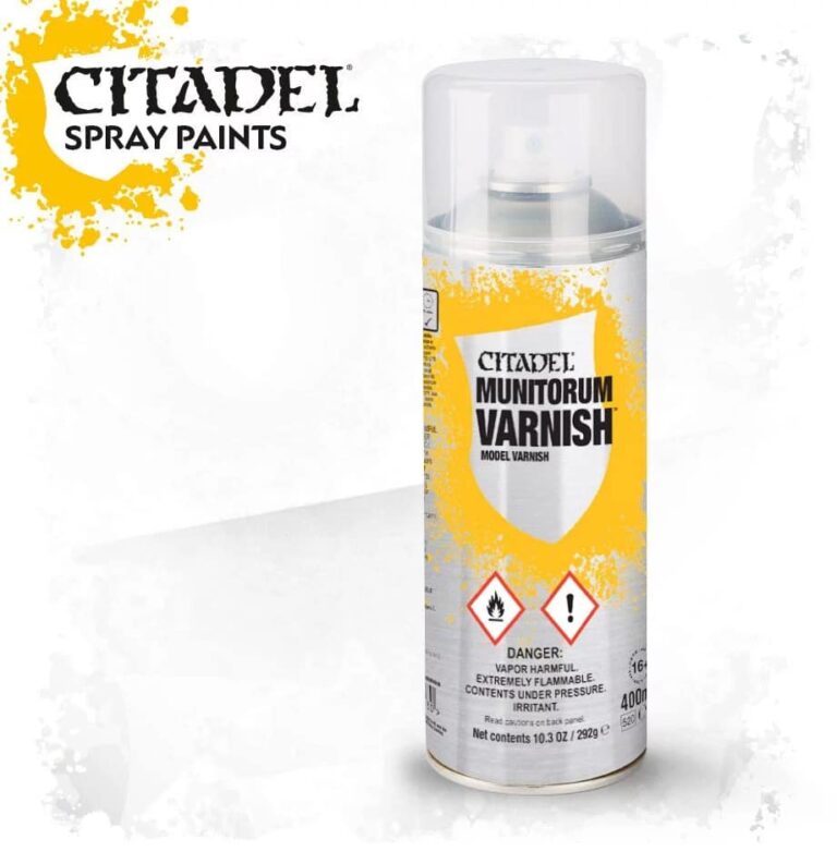 Citadel Spray Paint : Munitorum Varnish 400ML