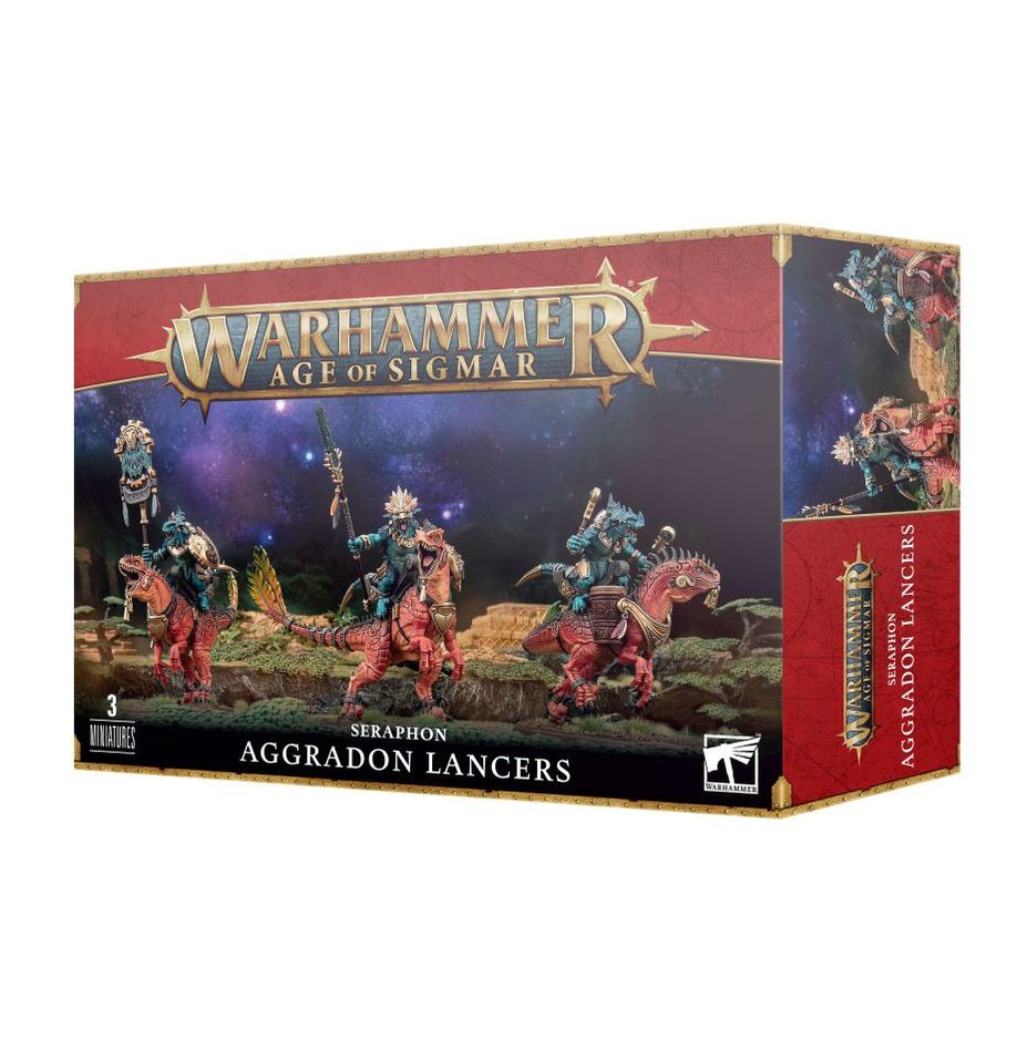 Warhammer Age of Sigmar : Seraphon - Aggradon Lancers