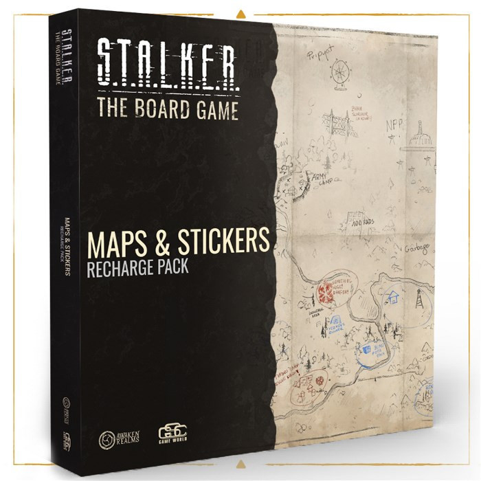 STALKER : The Board Game - Maps & Stickers Recharge Pack