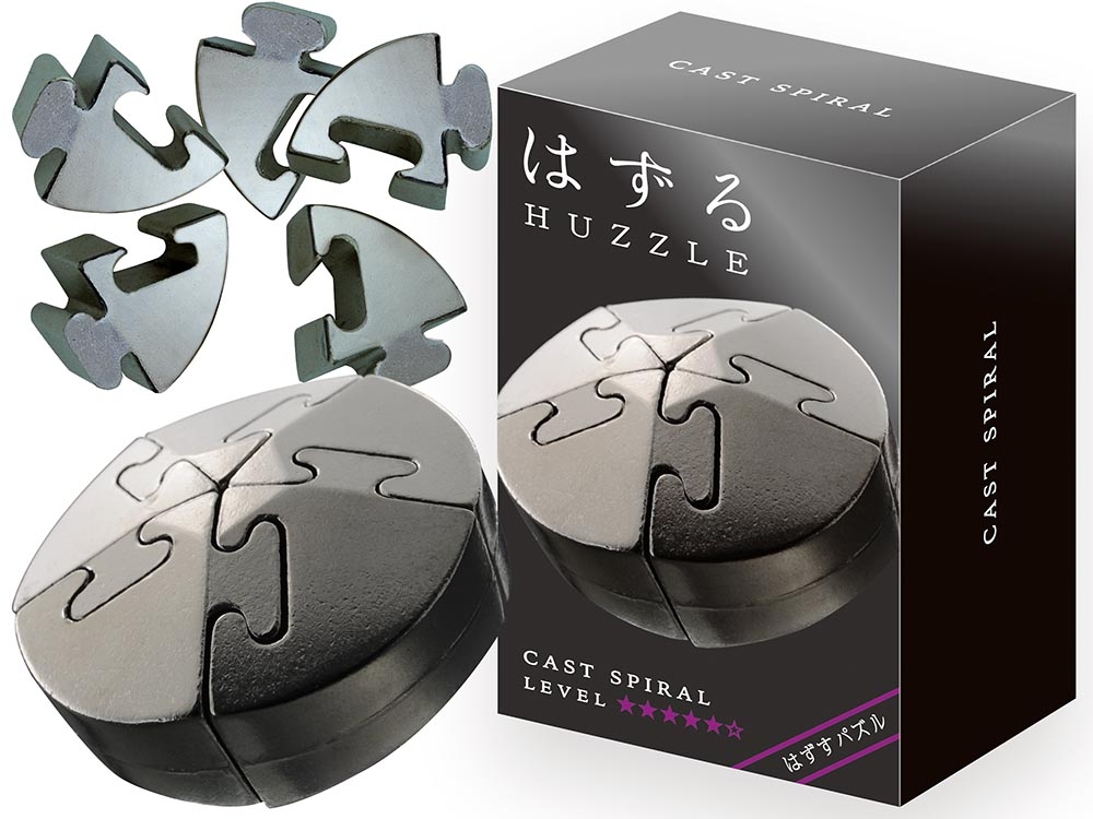 Hanayama Cast Puzzle : Level 5 - Cast Spiral Huzzle