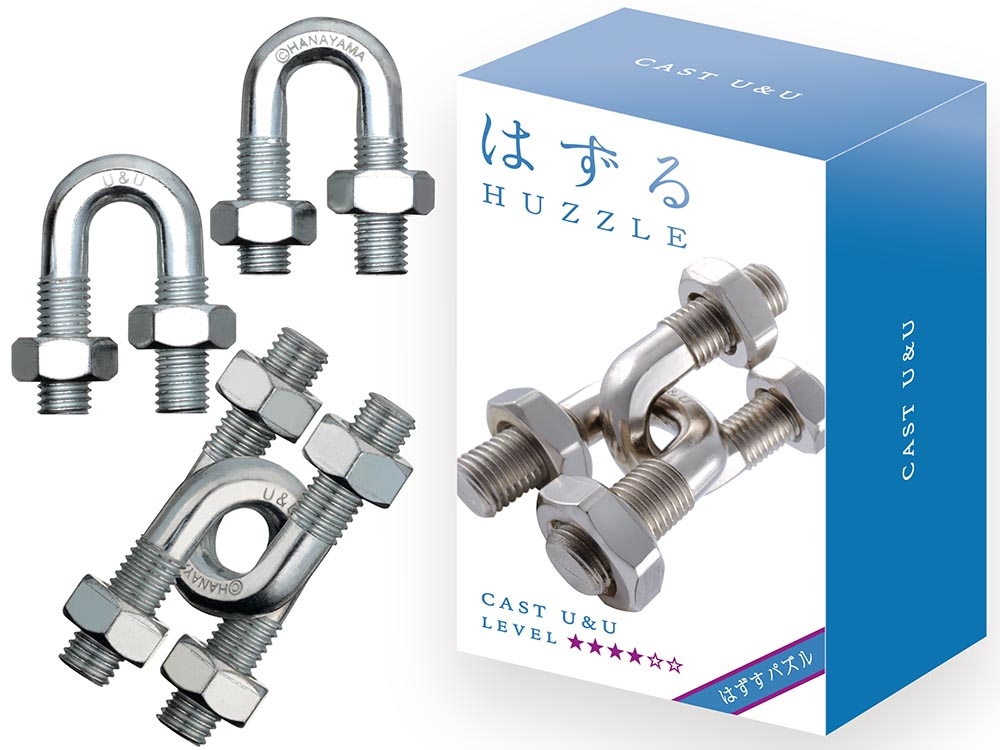 Hanayama Cast Puzzle : Level 4 - Cast U&U Huzzle
