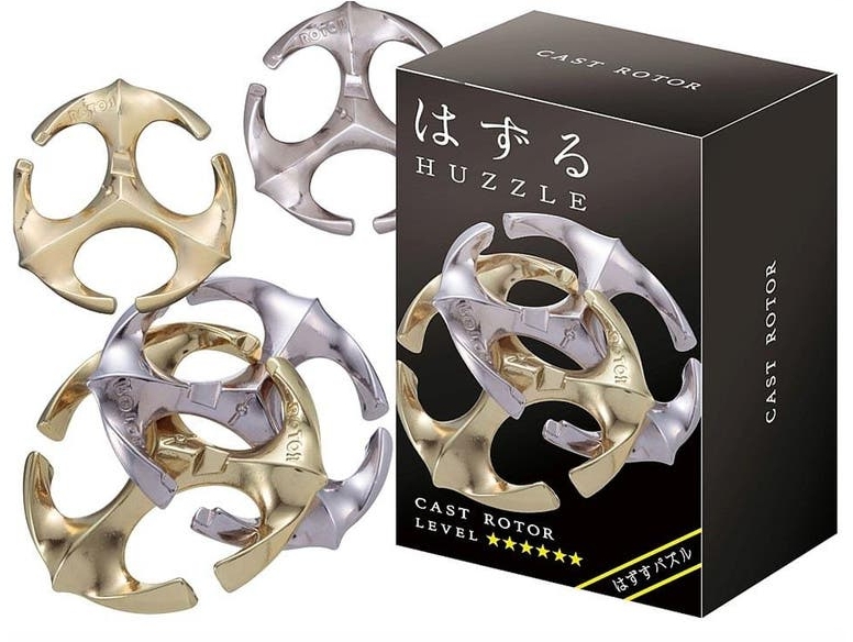 Hanayama Cast Puzzle : Level 6 - Rotor Huzzle