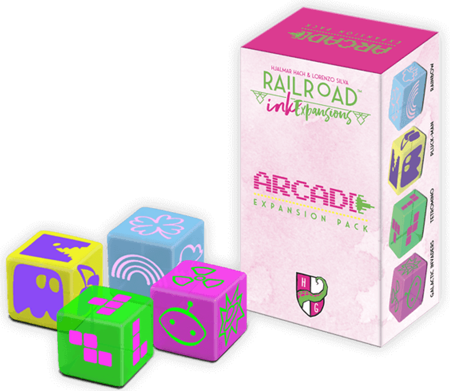 Railroad Ink : Challenge Dice - Arcade Pack Expansion