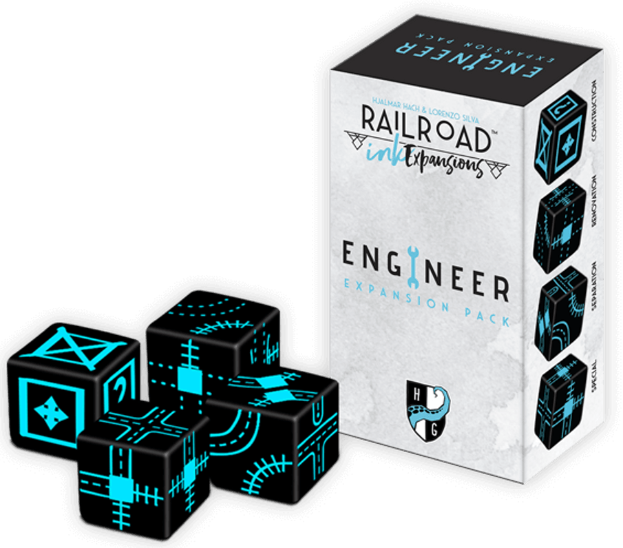 Railroad Ink : Challenge Dice - Engineer Pack Expansion