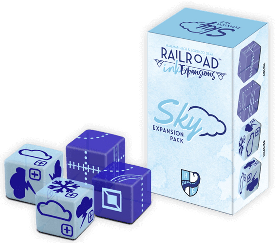 Railroad Ink : Challenge Dice - Sky Pack Expansion
