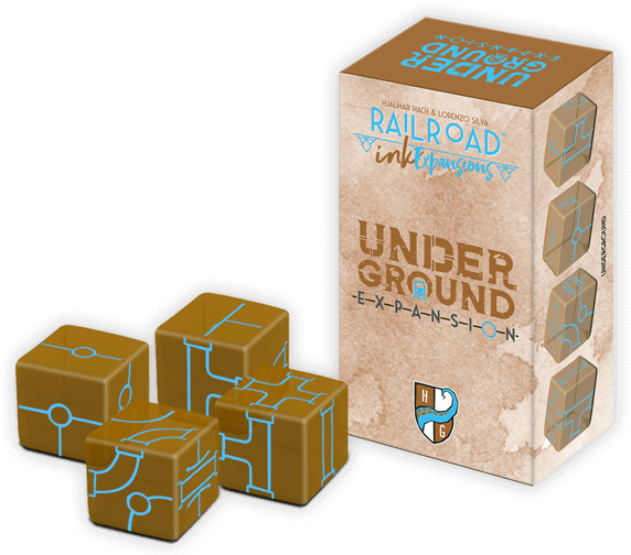 Railroad Ink : Challenge Dice - Underground Pack Expansion