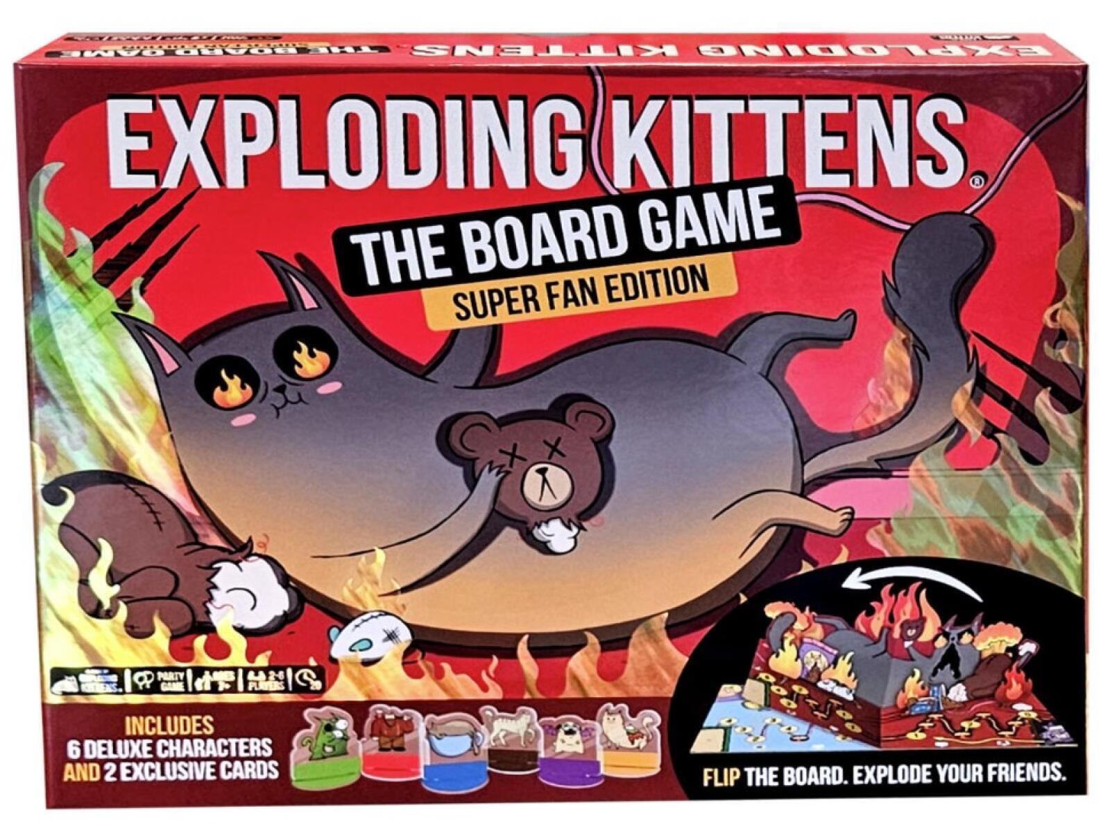 Exploding Kittens The Board Game : Super Fan Edition - with Promo