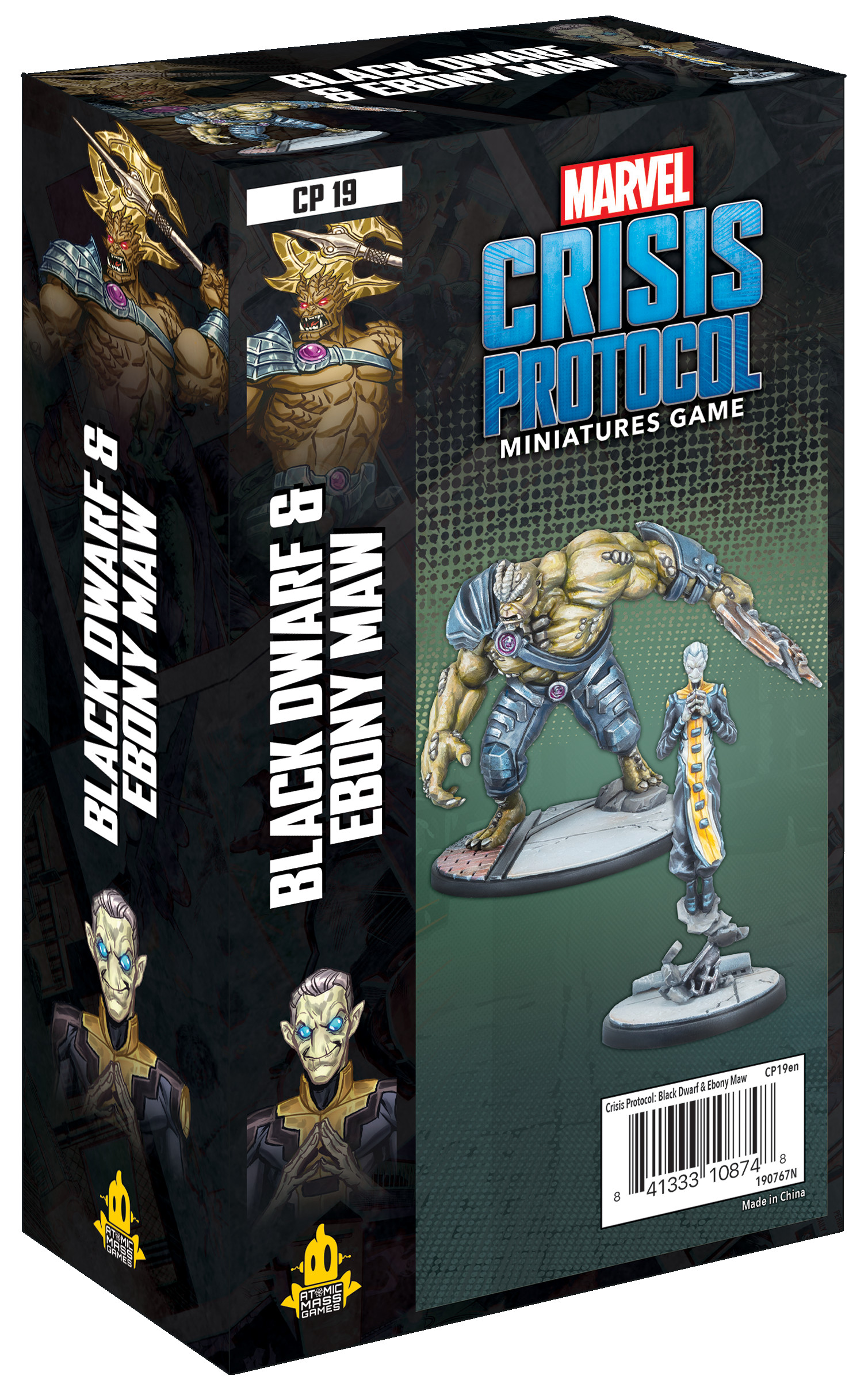 Marvel Crisis Protocol : Black Dwarf and Ebony Maw Character Pack