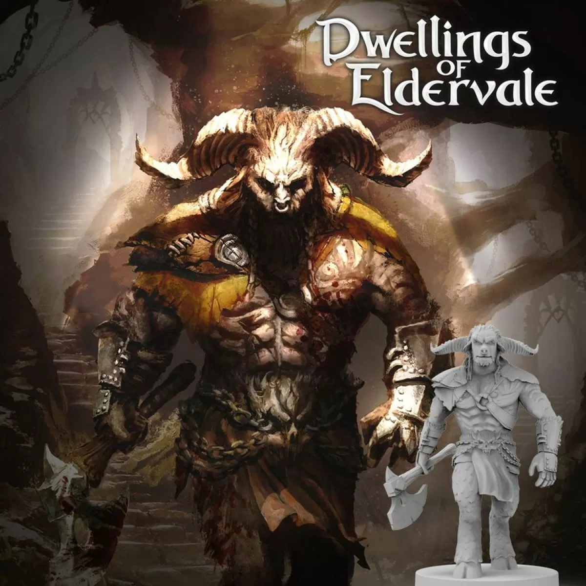 Dwellings of Eldervale : Second Edition - Minotaur Miniature Expansion