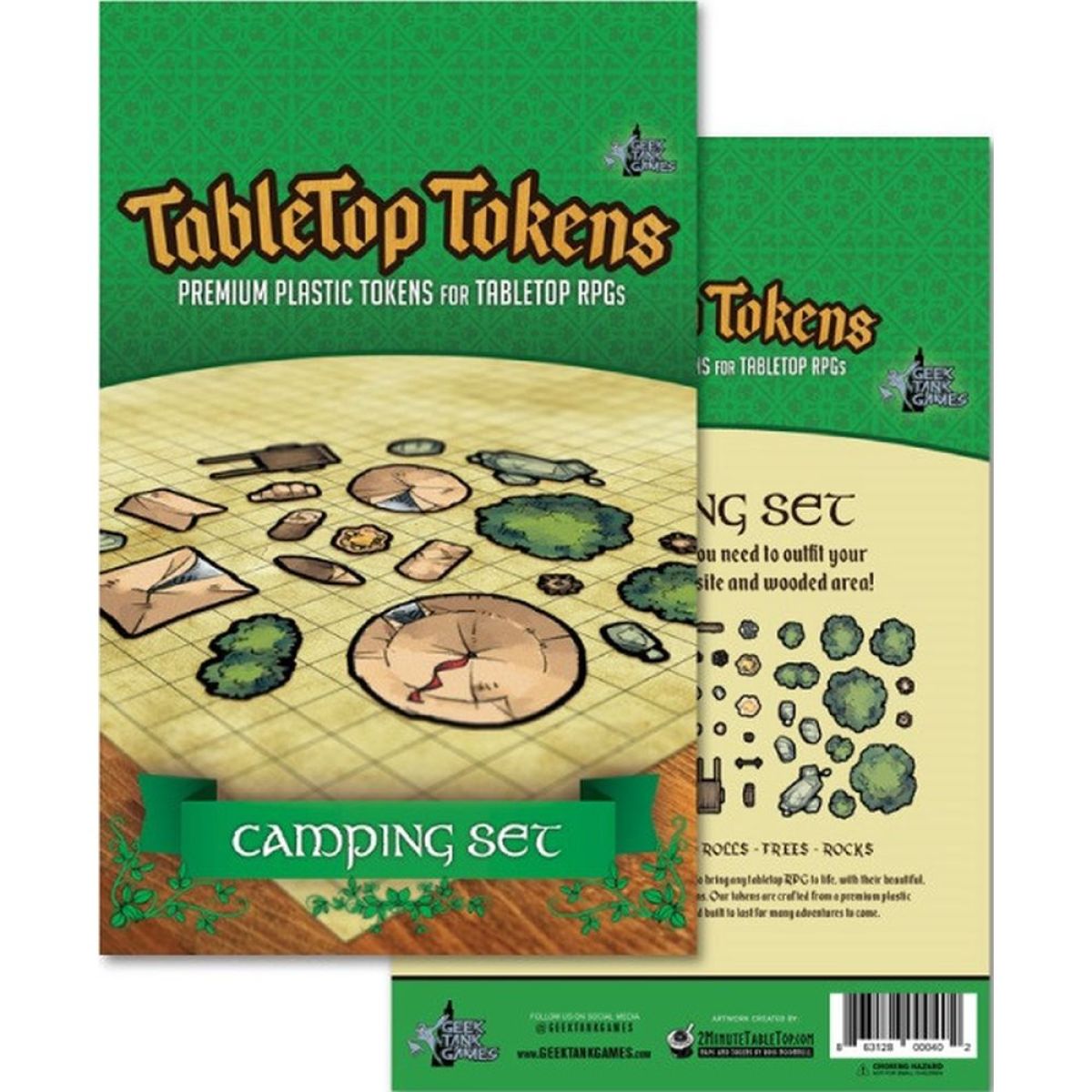 GTG Minis : Tabletop Tokens - Camping Set