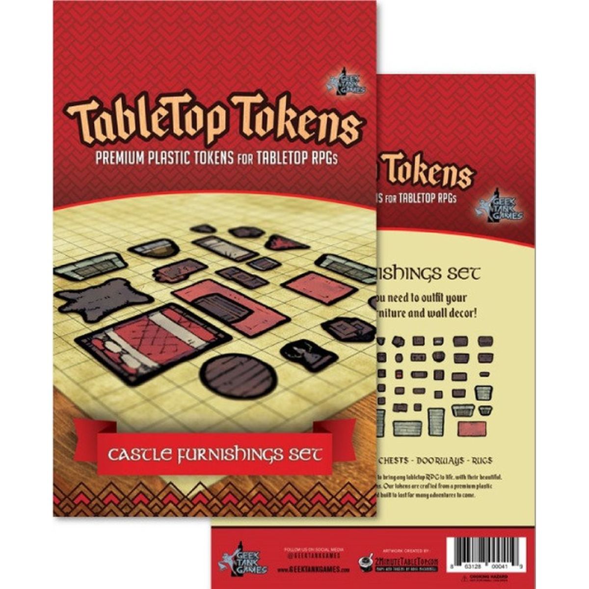 GTG Minis : Tabletop Tokens - Castle Furniture Set