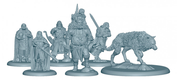A Song of Ice and Fire : Tabletop Miniatures Game - Stark Heroes #1