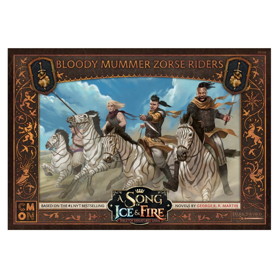 A Song of Ice and Fire : Tabletop Miniatures Game - Bloody Mummers Zorse Riders