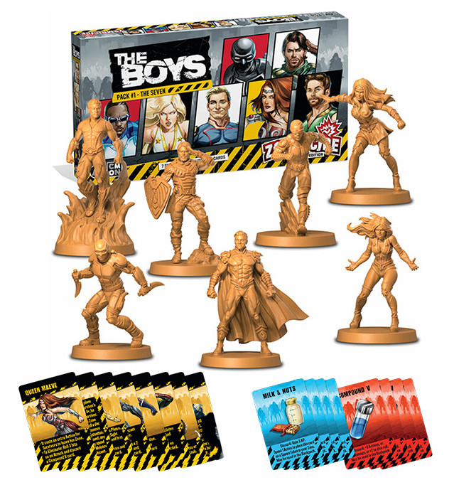 Zombicide : Second Edition - The Boys Pack 1 The Seven with Abominations Promo Pack Expansion