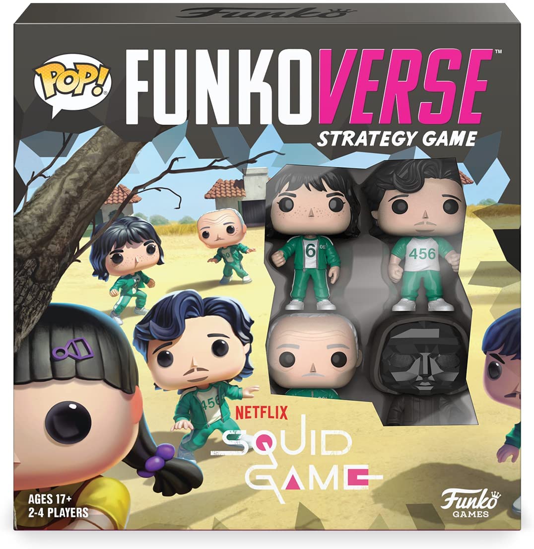 Funkoverse Squid Game 100 4 Pack Strategy Board Game