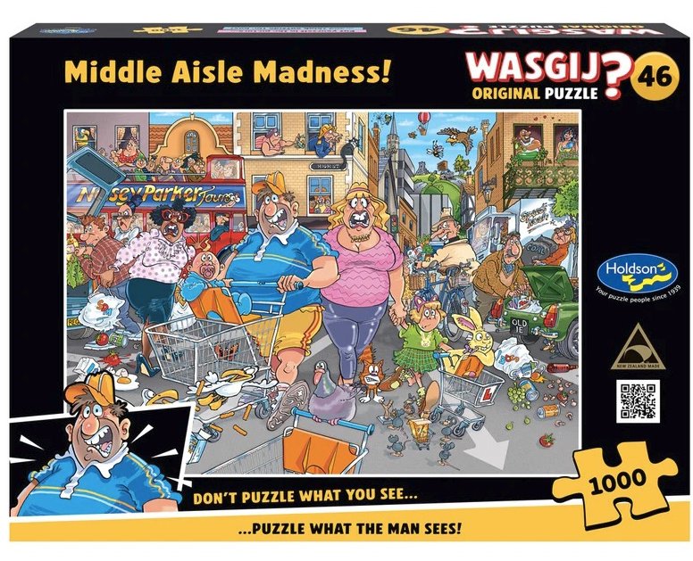 Wasgij : Original #46 - Middle Aisle Madness! 1000pc