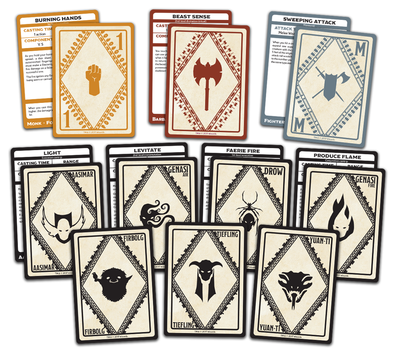 Dungeons and Dragons : Spellbook Cards - Martial Powers and Races