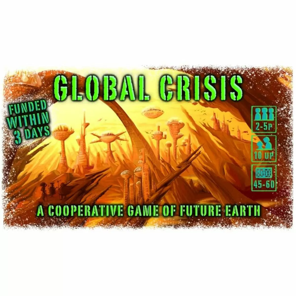 Global Crisis : A Cooperative Game of Future Earth