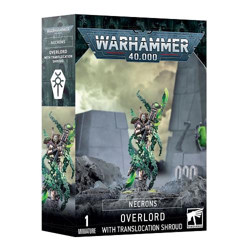 Warhammer 40,000 : Necrons - Overlord with Translocation Shroud