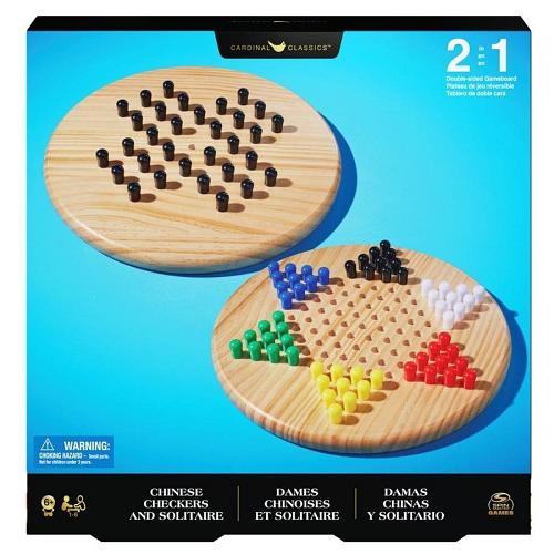 Wooden Solitare/Chinese Checkers Board