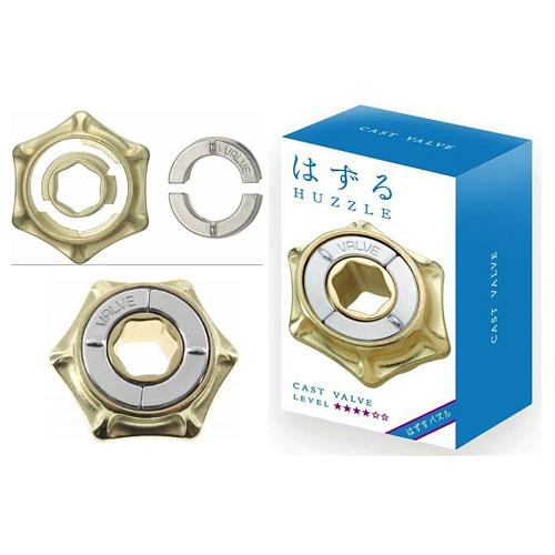 Hanayama Cast Puzzle : Level 4 - Cast Valve Huzzle