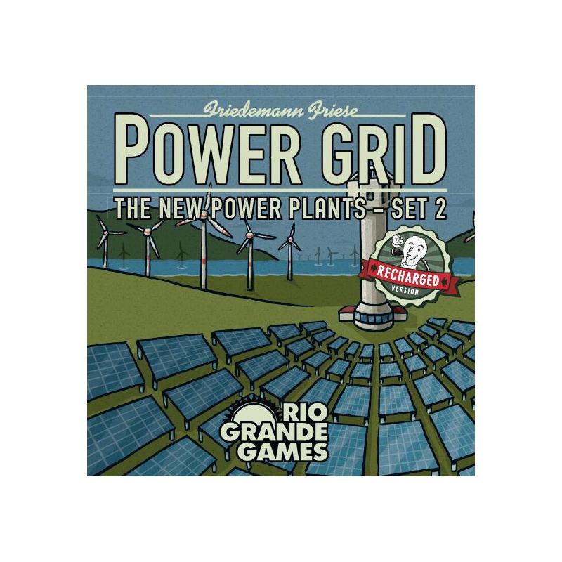Power Grid New Power Plants Set 2 Expansion (Recharged)