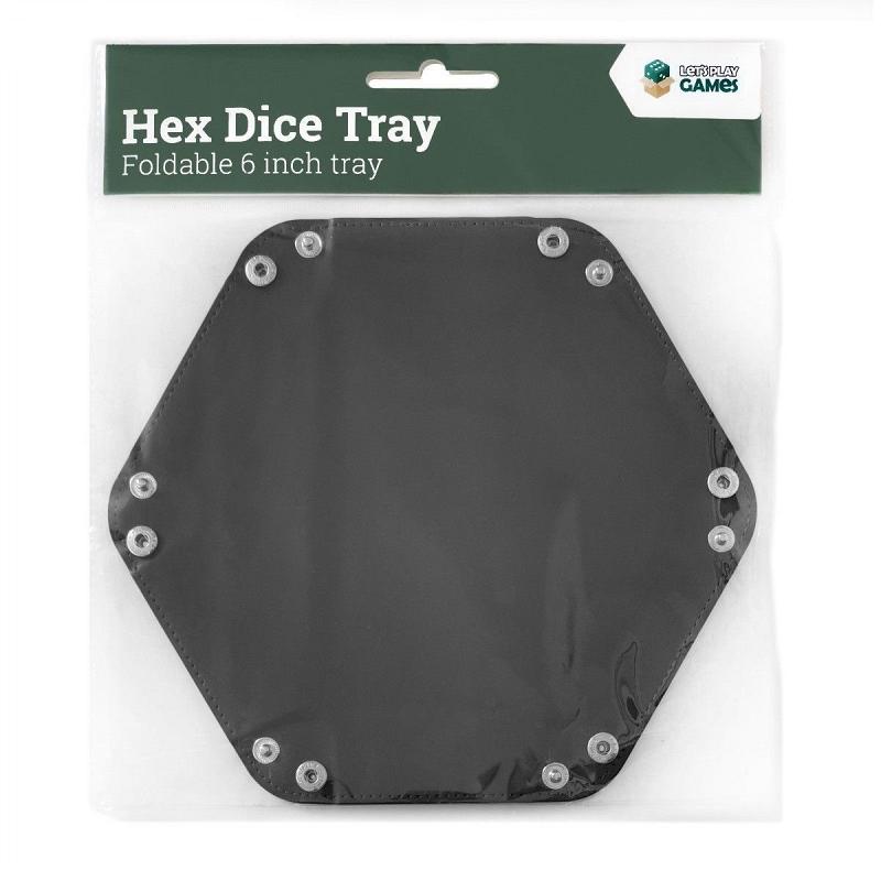 Hex Dice Tray 6" : Black