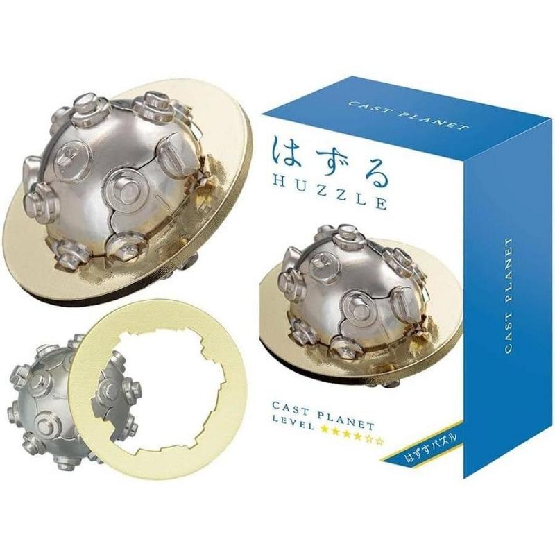 Hanayama Cast Puzzle : Level 4 - Cast Planet Huzzle