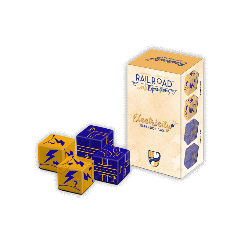 Railroad Ink : Challenge Dice - Electricity Pack Expansion