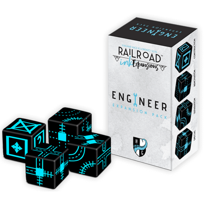 Railroad Ink : Challenge Dice - Engineer Pack Expansion