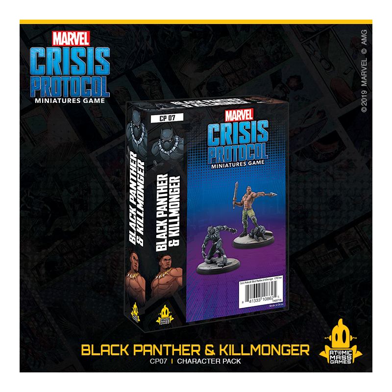 Marvel Crisis Protocol : Black Panther and Killmonger Character Pack
