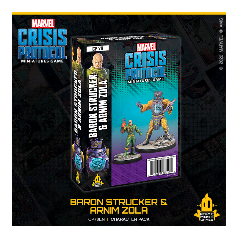 Marvel Crisis Protocol : Baron Strucker and Arnim Zola Character Pack